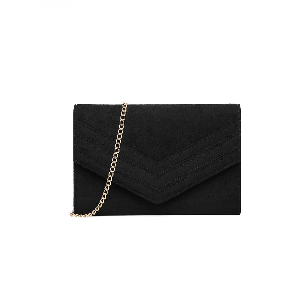 CHEVRON ENVELOPE CLUTCH