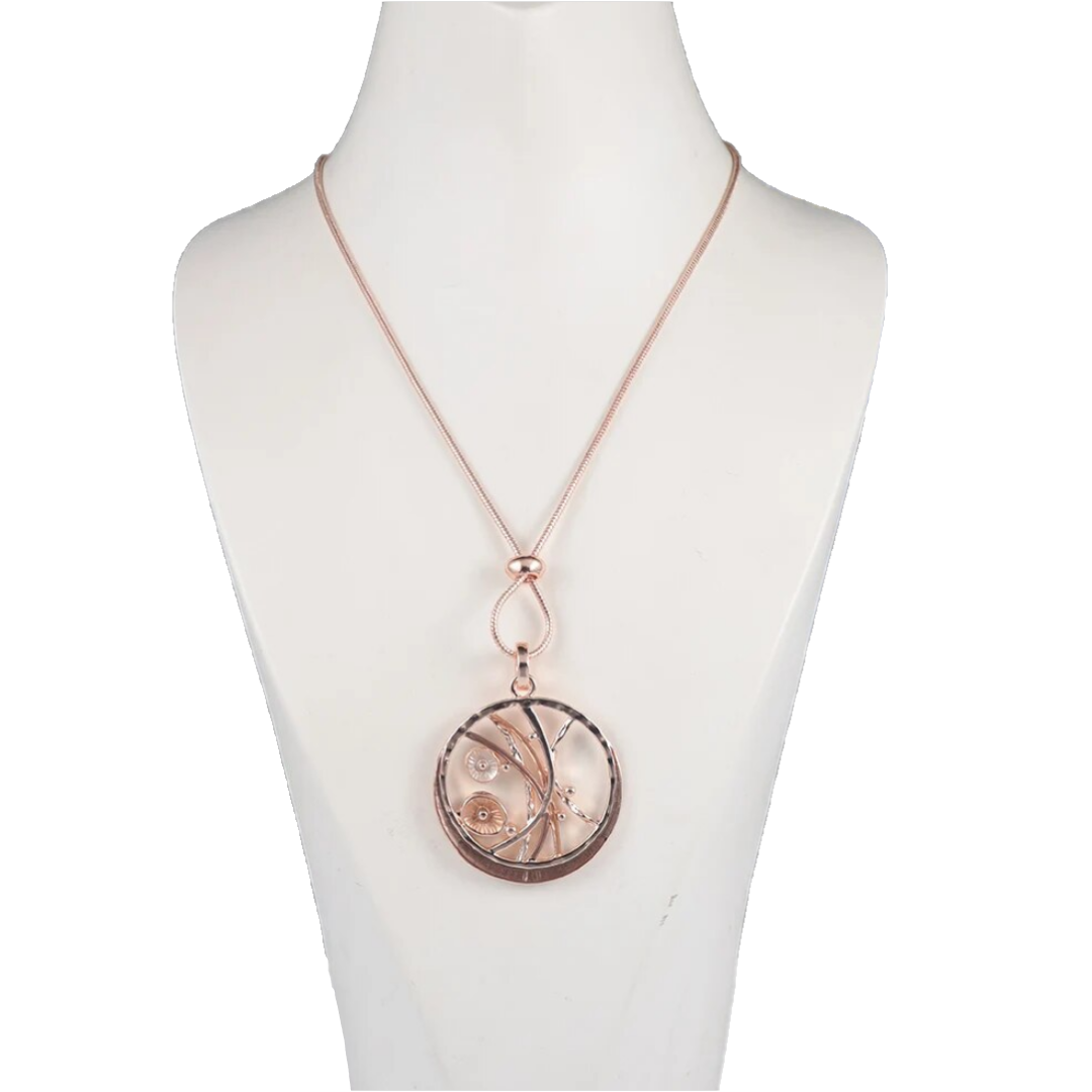 Circle Flower Necklace