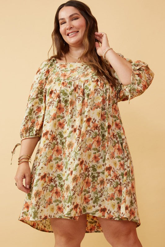 Floral Baby Doll Dress