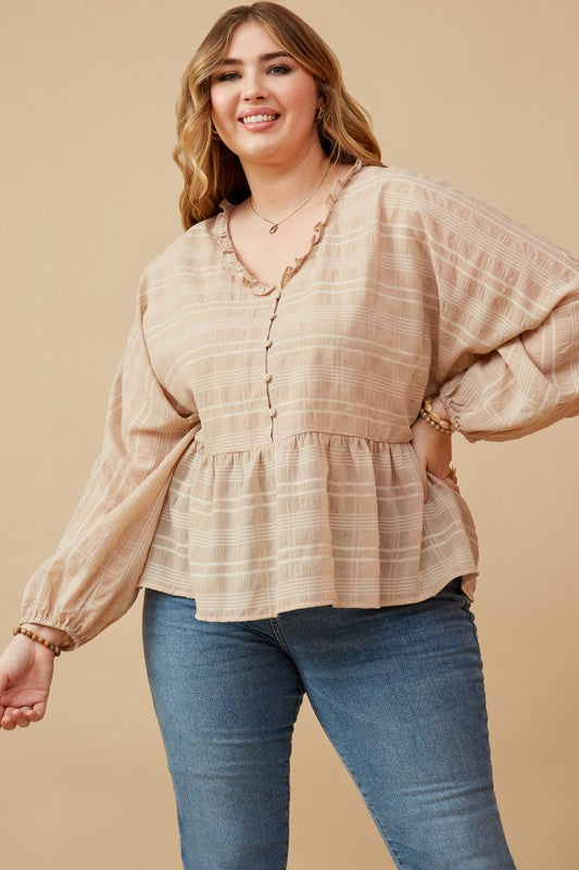 Dolman Cut Baby Doll Top