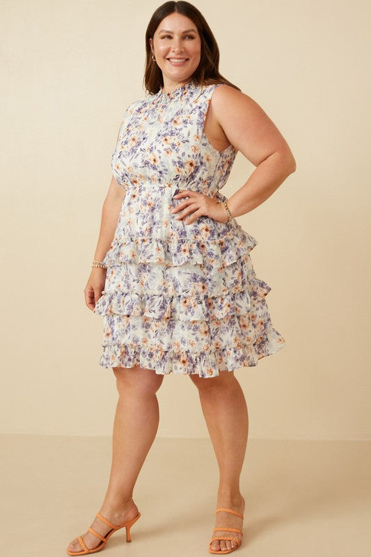 Smocked Neck Tank Dress