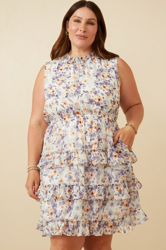 Smocked Neck Tank Dress