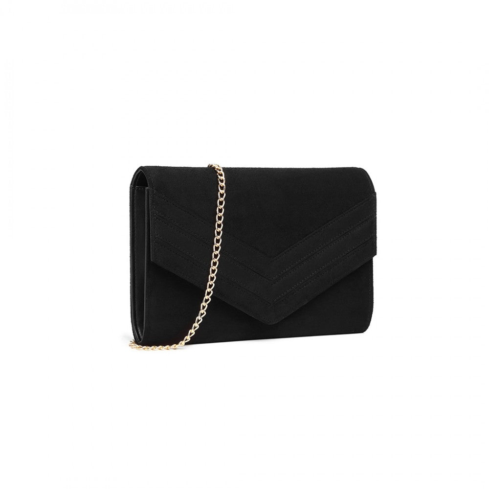CHEVRON ENVELOPE CLUTCH