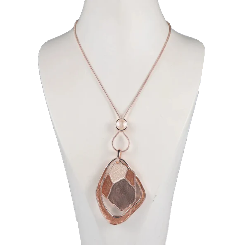 Bronze Octa Necklace