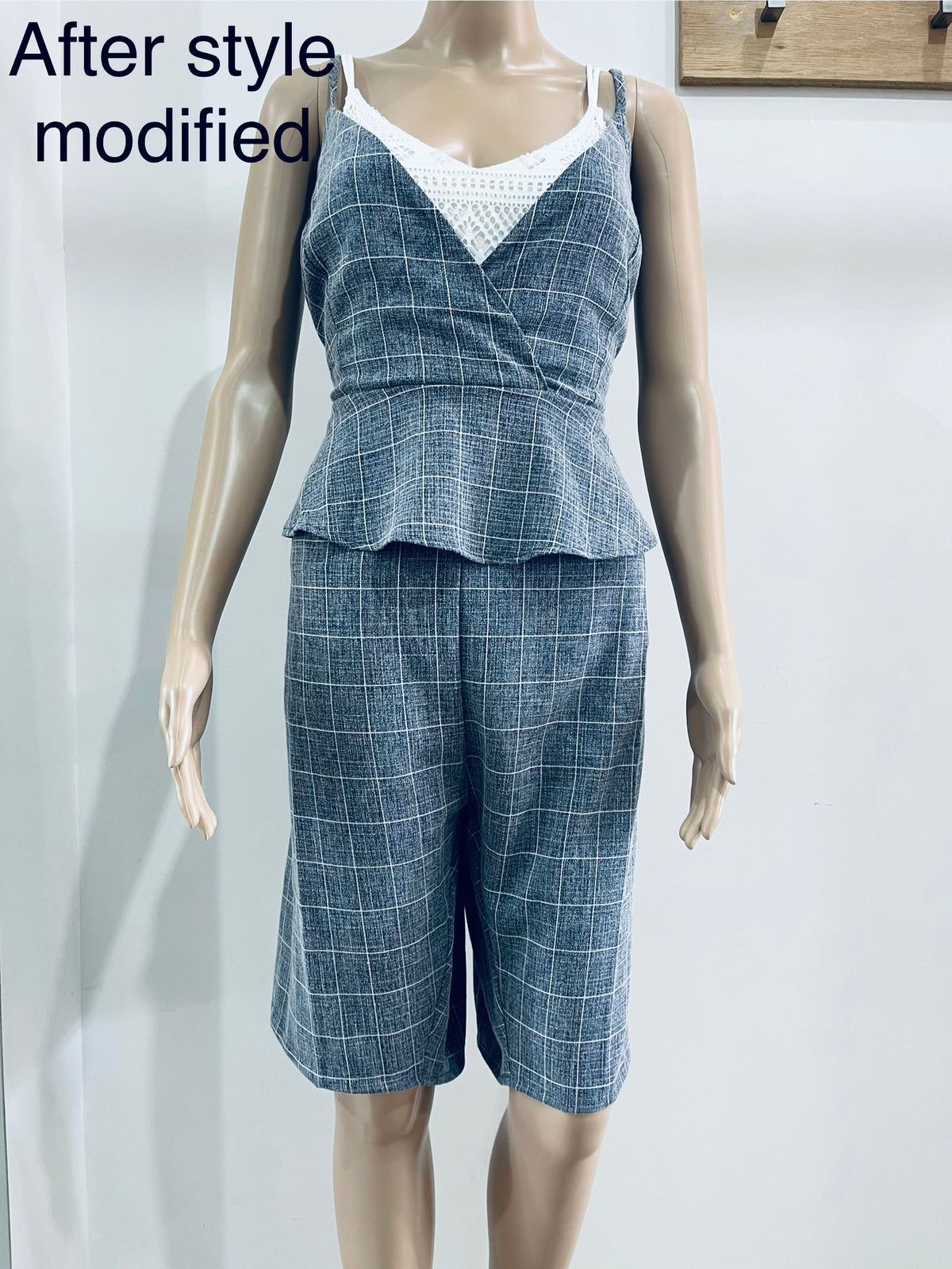 Kensley Plaid Jumpsuit
