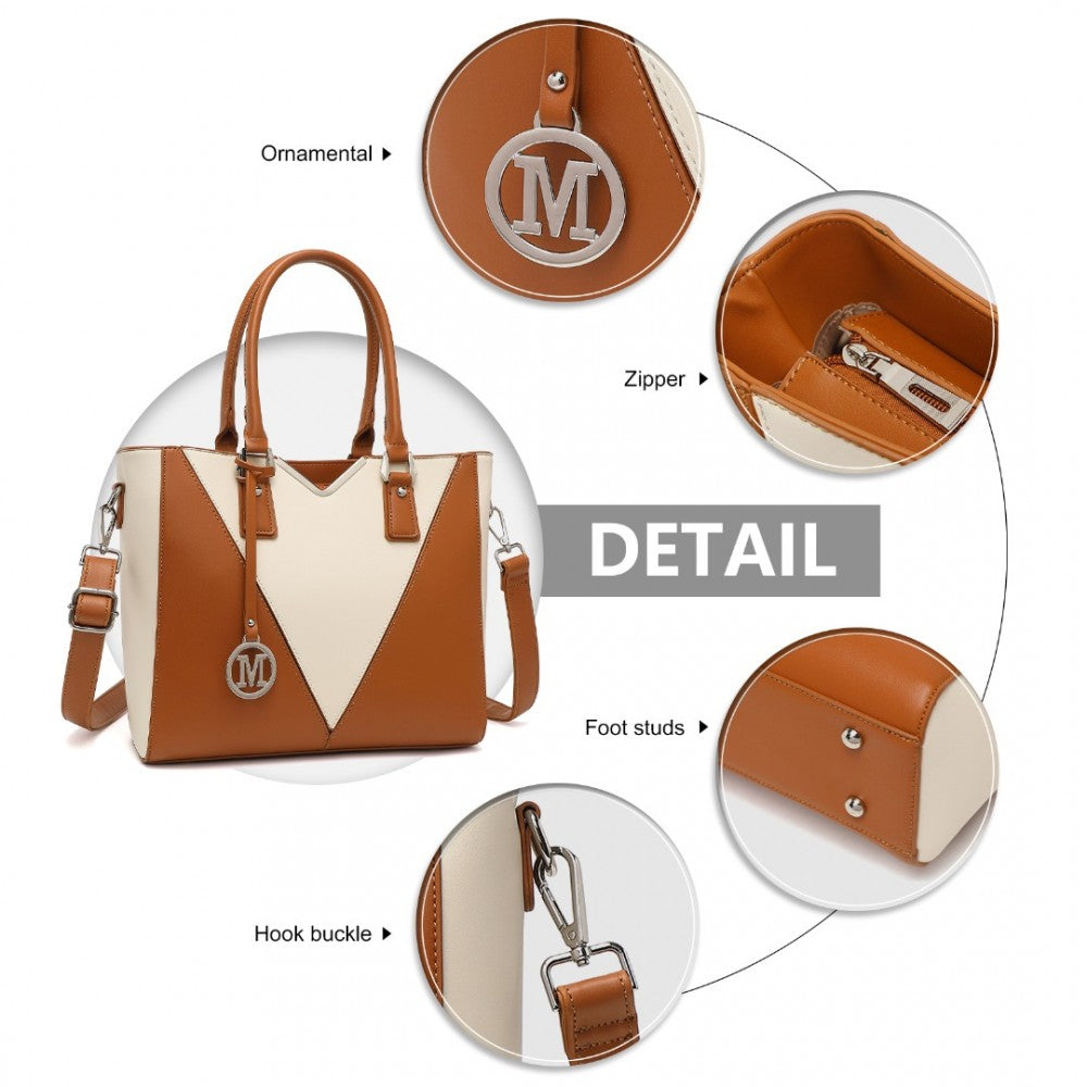V-SHAPE SHOULDER HANDBAG