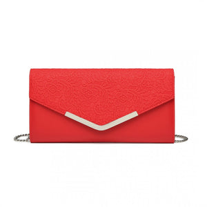 ENVELOPE FLAP CLUTCH EVENING BAG