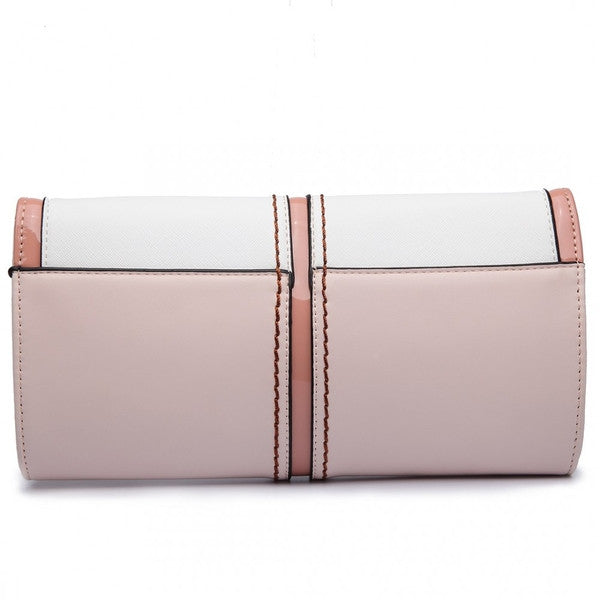 Z-BOW CLUTCH CHAIN SHOULDER BAG PINK-SOLD-SOLD-Daring Diva Australia