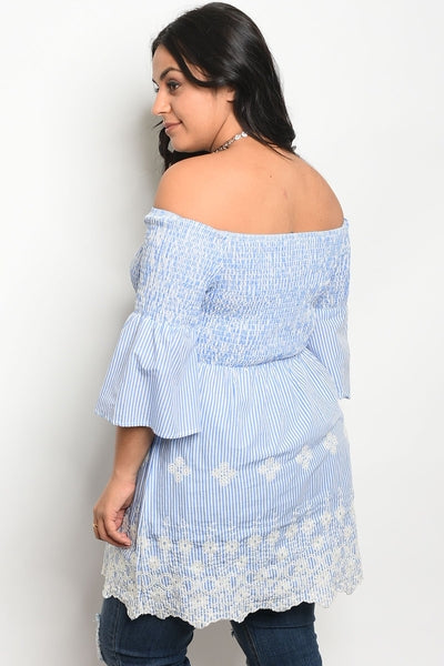 Z-Giselle Striped Tunic Top-SOLD-SOLD-Daring Diva Australia