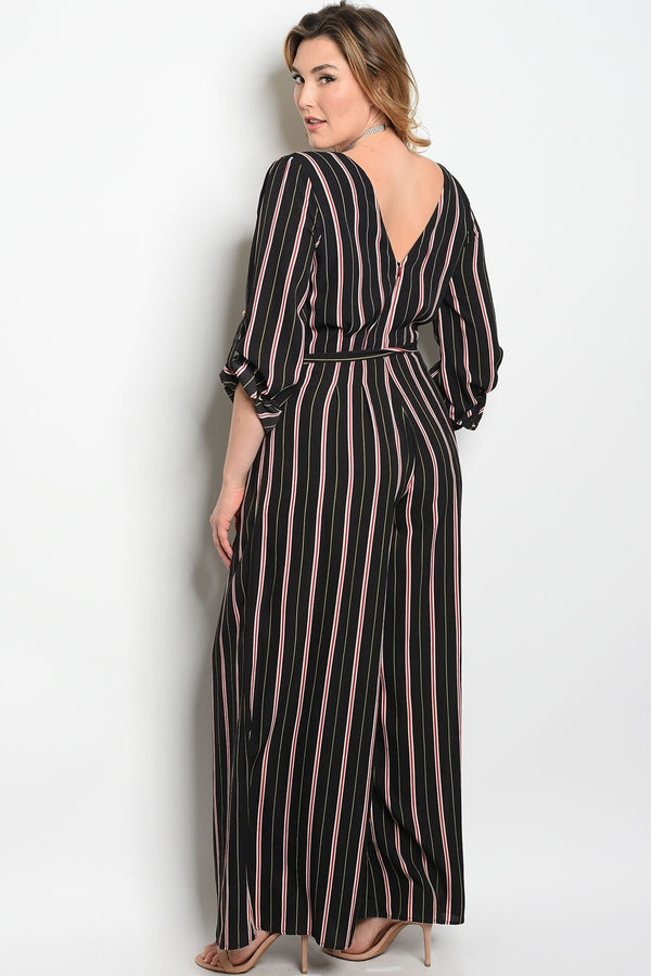 Katherine Striped Jumpsuit-Clearance-Daring Diva Australia-Daring Diva Australia
