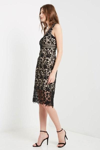 Deluxe Lace Midi Dress-Dresses-Daring Diva Australia-Daring Diva Australia