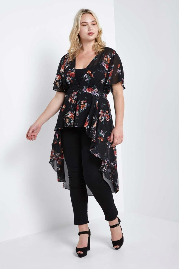 Karina HiLo Wrap Top-Tops-Daring Diva Australia-14-Daring Diva Australia