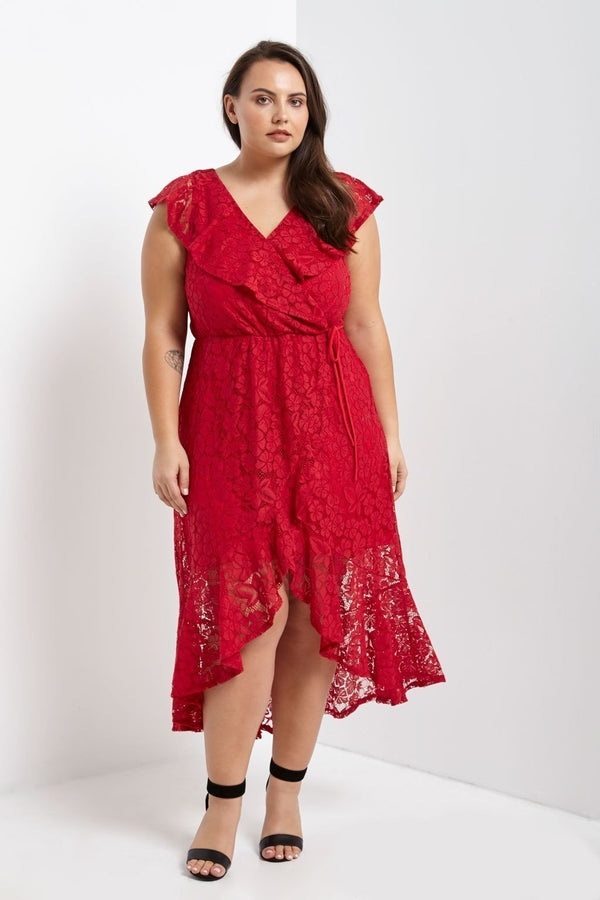 Aimee Midi Wrap Dress-SOLD-SOLD-Daring Diva Australia