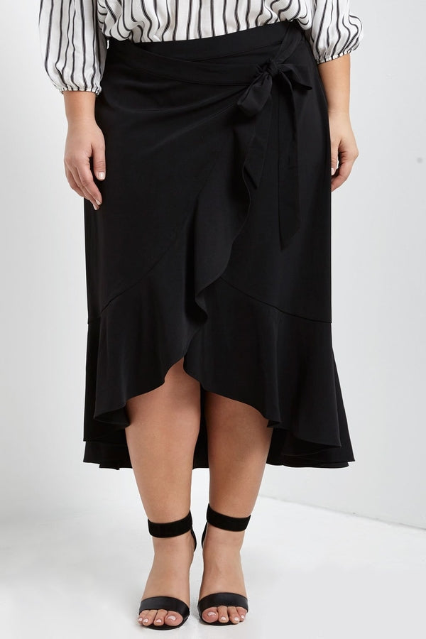 Niki Ruffle Midi Skirt-Bottoms-MT-Daring Diva Australia, plus size fashion, plus size clothing, plus size clothing online, plus size womens clothing, daring diva, daring diva australia, plus size womens clothing online, plus size womens fashion, plus size womens fashion online, plus size skirt, plus size summer skirt, plus size tiered skirt, plus size midi skirt, plus size skater skirt, plus size floral skirt, plus size office skirt, plus size formal skirt, plus size casual skirt, plus size black skirt