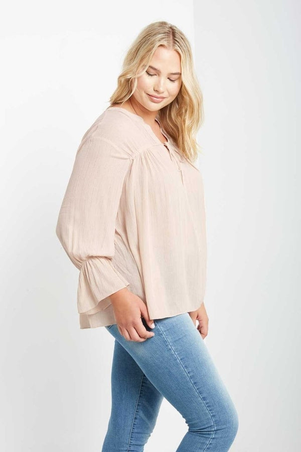 Georgina Metallic Striped Top-SOLD-SOLD-Daring Diva Australia