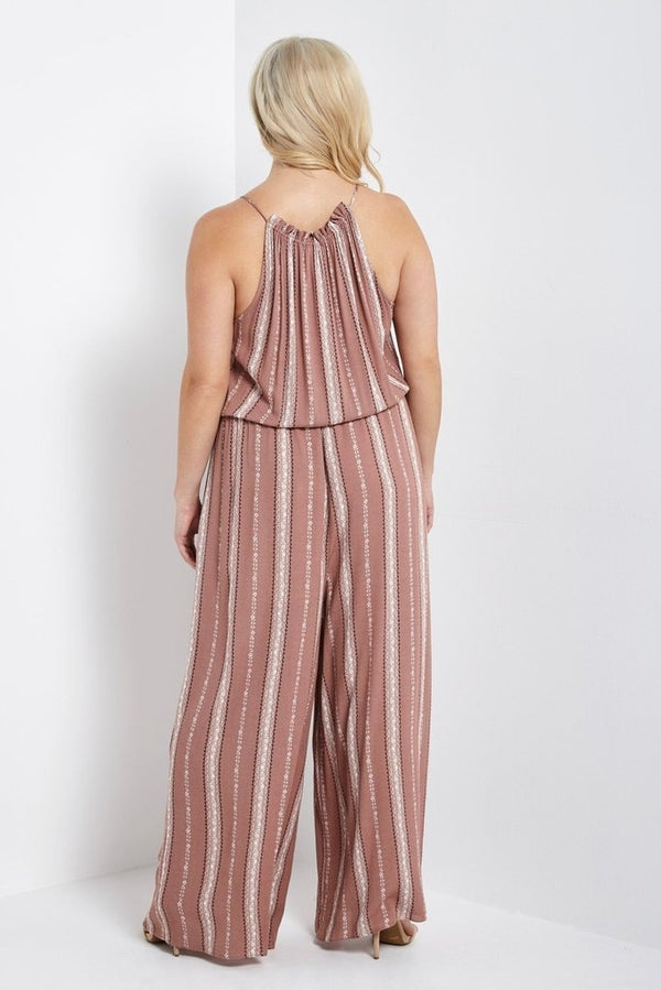 Helena Striped Jumpsuit-Jumpsuits-Daring Diva Australia-Daring Diva Australia