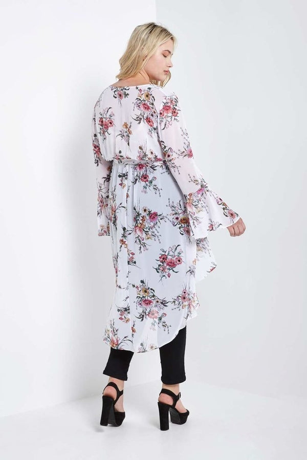 Jeanine High Low Wrap Duster-SOLD-SOLD-Daring Diva Australia