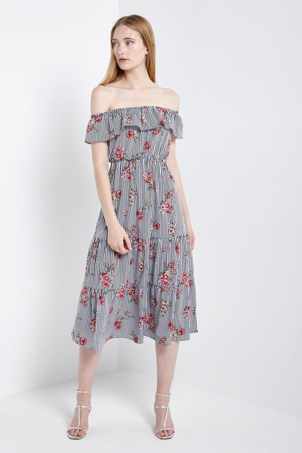 Marissa Ruffle Maxi Dress-Dresses-Daring Diva Australia-Daring Diva Australia