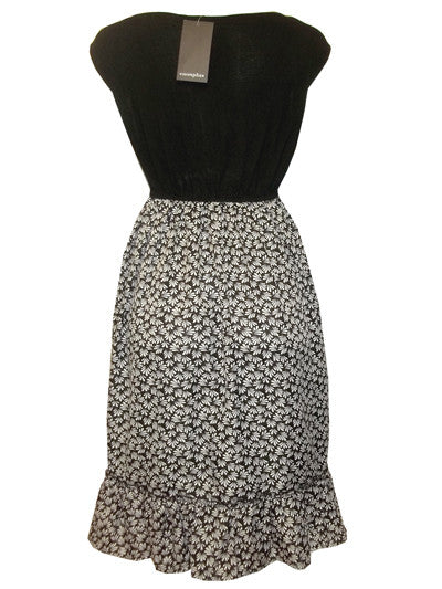 Z-Leaf Print Ruffle Jersey Dress-SOLD-SOLD-Daring Diva Australia