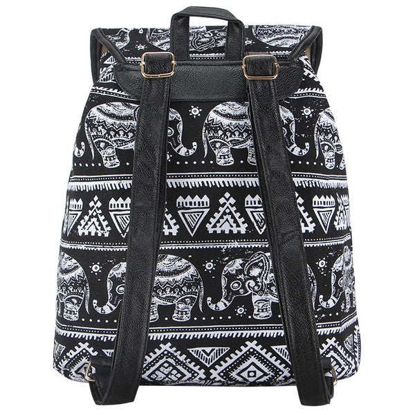 Z-Ellie Canvas Backpack Black-SOLD-SOLD-Daring Diva Australia