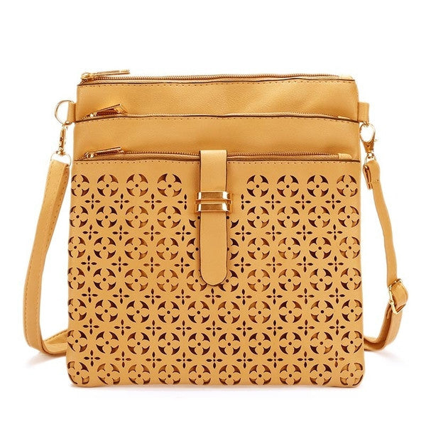 Z-Sleepy Hollow Cross Body Bag Mustard-SOLD-SOLD-Daring Diva Australia