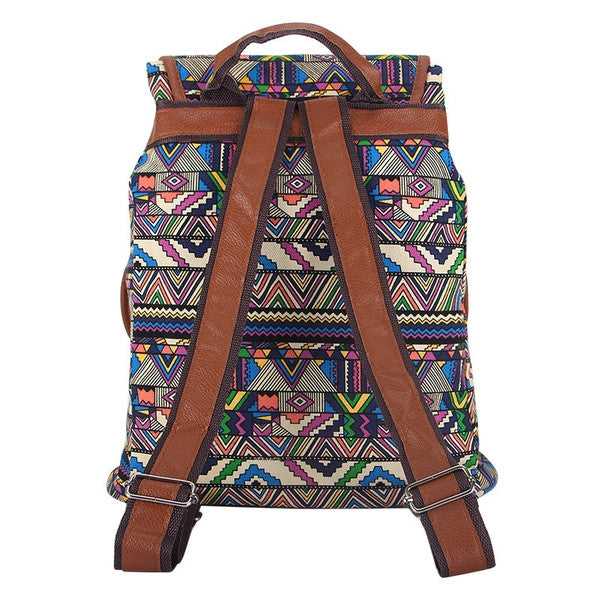 Z-Cross-eyed Delight Canvas Backpack-SOLD-SOLD-Daring Diva Australia