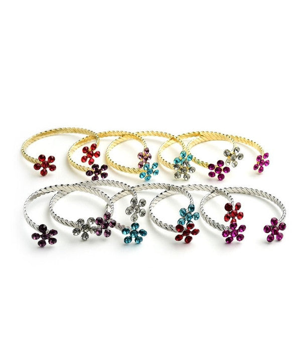 Flower Shape Cuff Bracelet-Jewellery-Jewellery-Daring Diva Australia, jewellery, jewelry, rings, earrings, necklaces, bracelet, bangles, choker, fashion jewellery, accessories, gold jewelry, silver jewellery, cheap jewellery, jewellery stores, imitation jewellery, fashion earrings, fashion rings, fashion necklace, costume jewellery