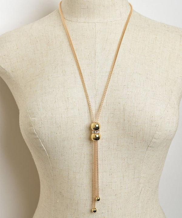 Drop Pearl Necklace-Markets-Markets-Gold-Daring Diva Australia