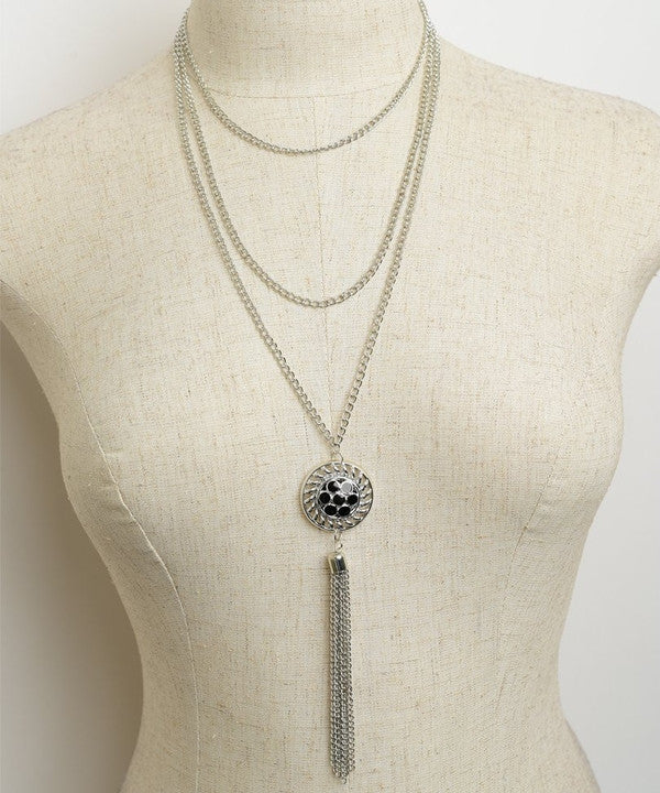 Triple Layered Tassel Necklace-Jewellery-Jewellery-Daring Diva Australia, jewellery, jewelry, rings, earrings, necklaces, bracelet, bangles, choker, fashion jewellery, accessories, gold jewelry, silver jewellery, cheap jewellery, jewellery stores, imitation jewellery, fashion earrings, fashion rings, fashion necklace, costume jewellery, women’s jewellery, earrings for women, gold necklace for women, gold ring for women, women ring, silver necklace for women, silver ring for women, tassle necklace