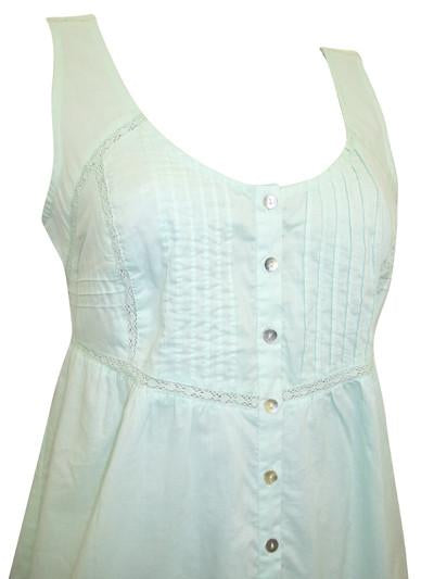 Sleeveless Pintuck Top Mint-SOLD-SOLD-Daring Diva Australia