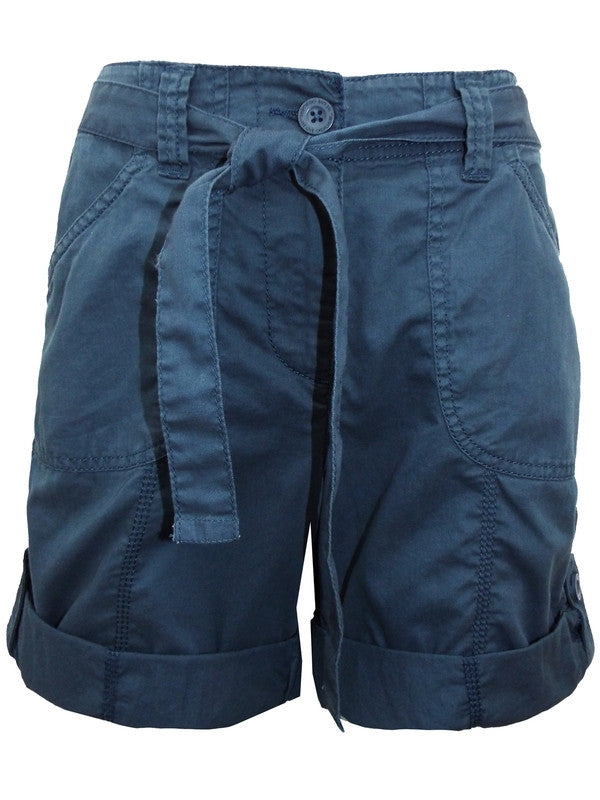 Belted Turn-Up Shorts-SOLD-SOLD-Daring Diva Australia