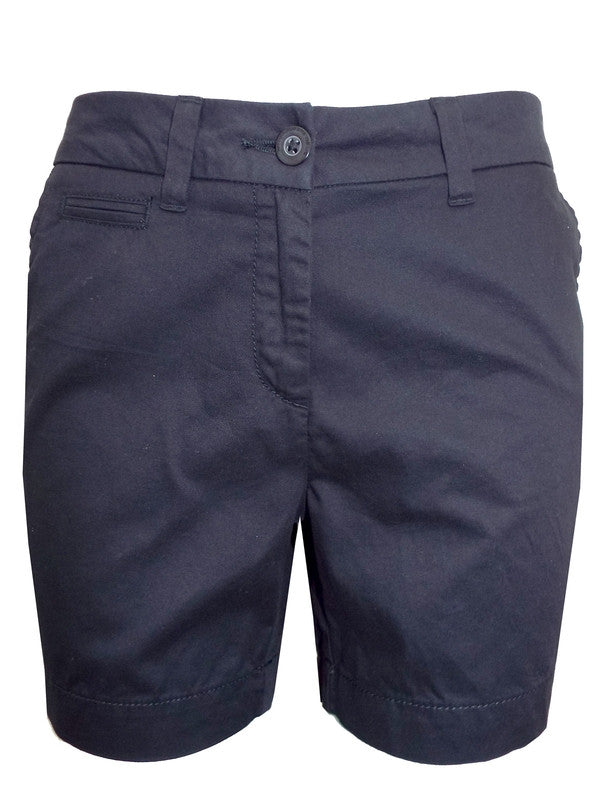 BLACK Pure Cotton Chino Shorts-SOLD-SOLD-Daring Diva Australia