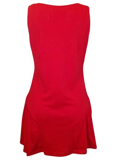 Henley Neck Tunic Dress-SOLD-SOLD-Daring Diva Australia