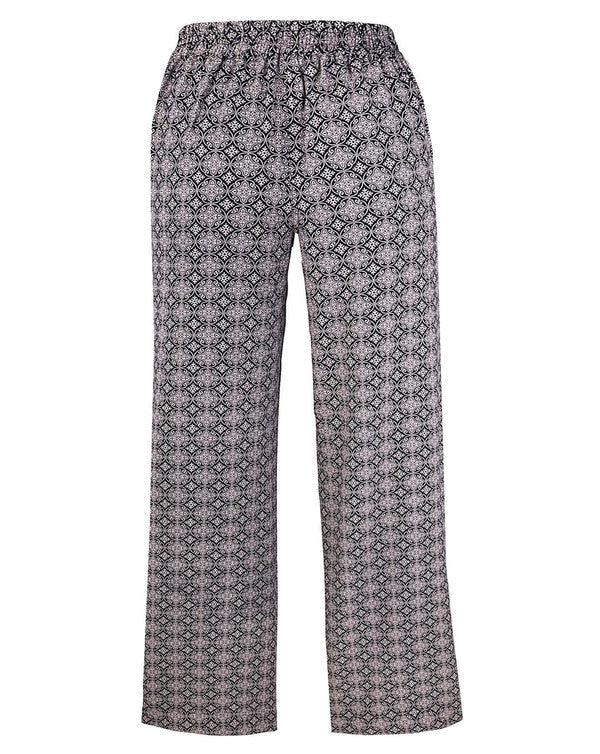 Z-Black Stone Print Linen Blend Pants-SOLD-SOLD-Daring Diva Australia