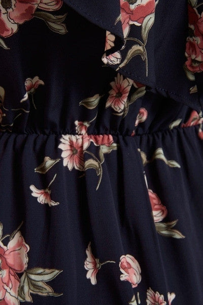 Z-Delilah Ruffle Floral Midi Dress-SOLD-SOLD-Daring Diva Australia