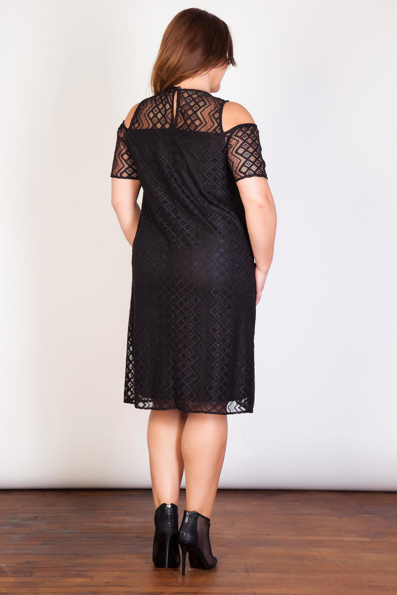 Aztec Lace Dress-Clearance-Daring Diva Australia-Daring Diva Australia