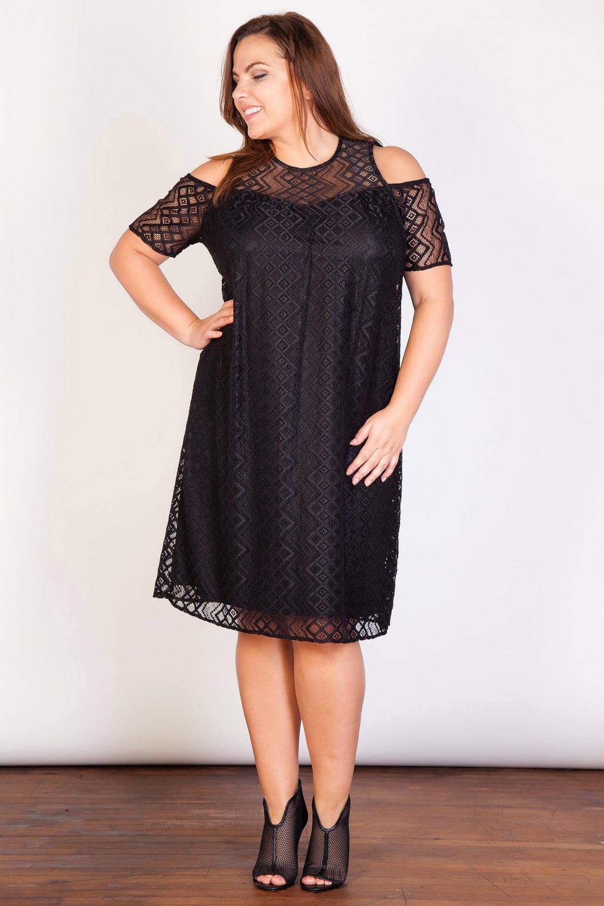 Aztec Lace Dress-Clearance-Daring Diva Australia-Daring Diva Australia