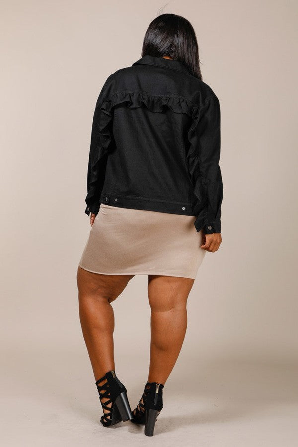 Myshka Ruffle Jacket-Outerwear-Daring Diva Australia-24-Daring Diva Australia