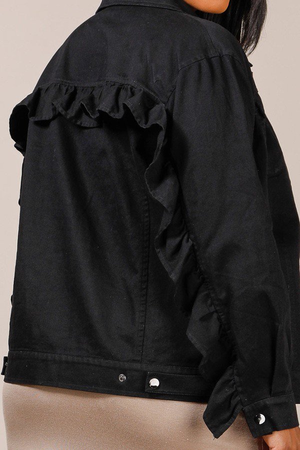 Myshka Ruffle Jacket-Outerwear-Daring Diva Australia-24-Daring Diva Australia