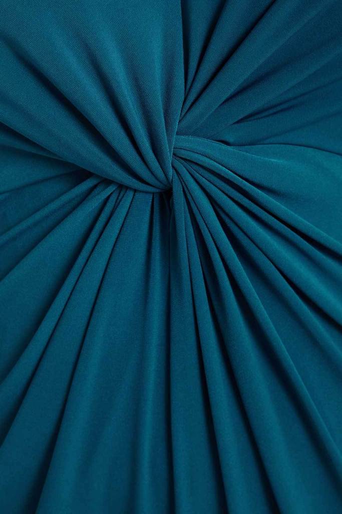 Mandy Front Knot Midi Dress Teal-SOLD-SOLD-Daring Diva Australia