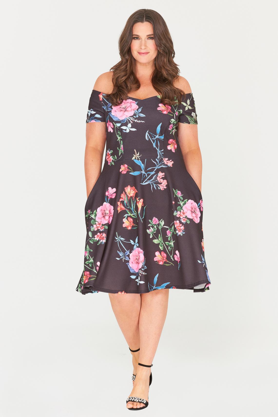 Kailyn Fit & Flare Dress-SOLD-SOLD-22-Daring Diva Australia