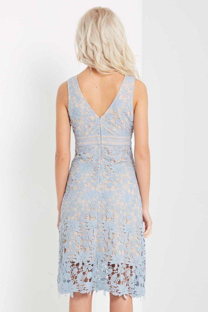 Deluxe Lace Midi Dress-Dresses-Daring Diva Australia-Daring Diva Australia