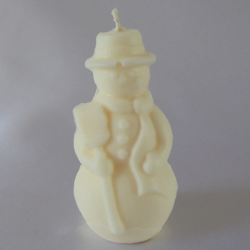 quirche zorche candles, novelty, gift, novelty candle, christmas gift, one wick candle, home decor, candle, Christmas, table decor, christmas snowman candle, snowman, snowman candle,