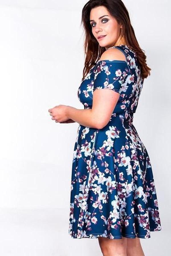 Lilyfield Cold Shoulder Dress-SOLD-SOLD-Daring Diva Australia