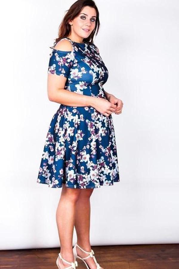 Lilyfield Cold Shoulder Dress-SOLD-SOLD-Daring Diva Australia