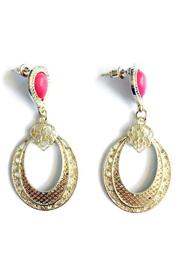 Hollow Out Drop Earrings-Jewellery-Jewellery-Blue-Daring Diva Australia, jewellery, jewelry, rings, earrings, necklaces, bracelet, bangles, choker, fashion jewellery, accessories, gold jewelry, silver jewellery, cheap jewellery, jewellery stores, imitation jewellery, fashion earrings, fashion rings, fashion necklace, costume jewellery