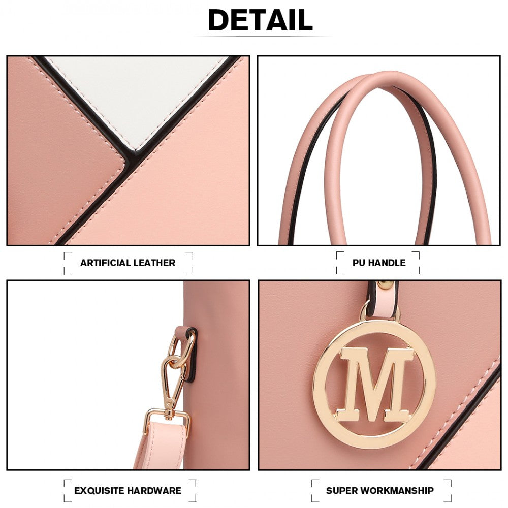 GEOMETRIC OMBRE HANDBAG