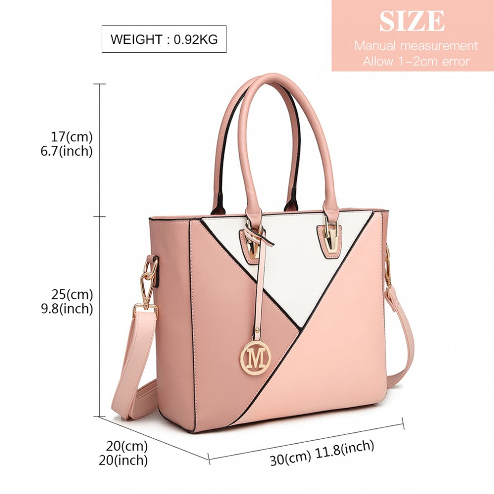 GEOMETRIC OMBRE HANDBAG