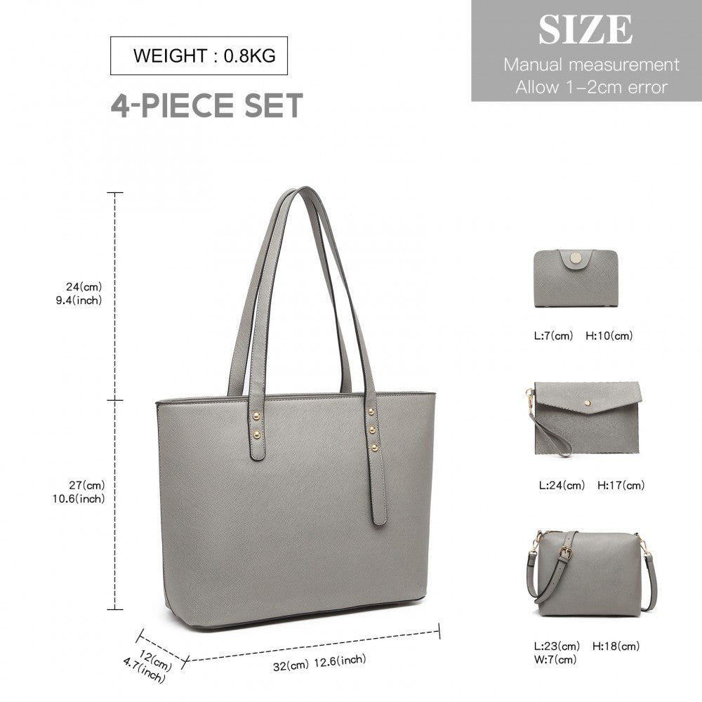 4 PIECE HANDBAG SET