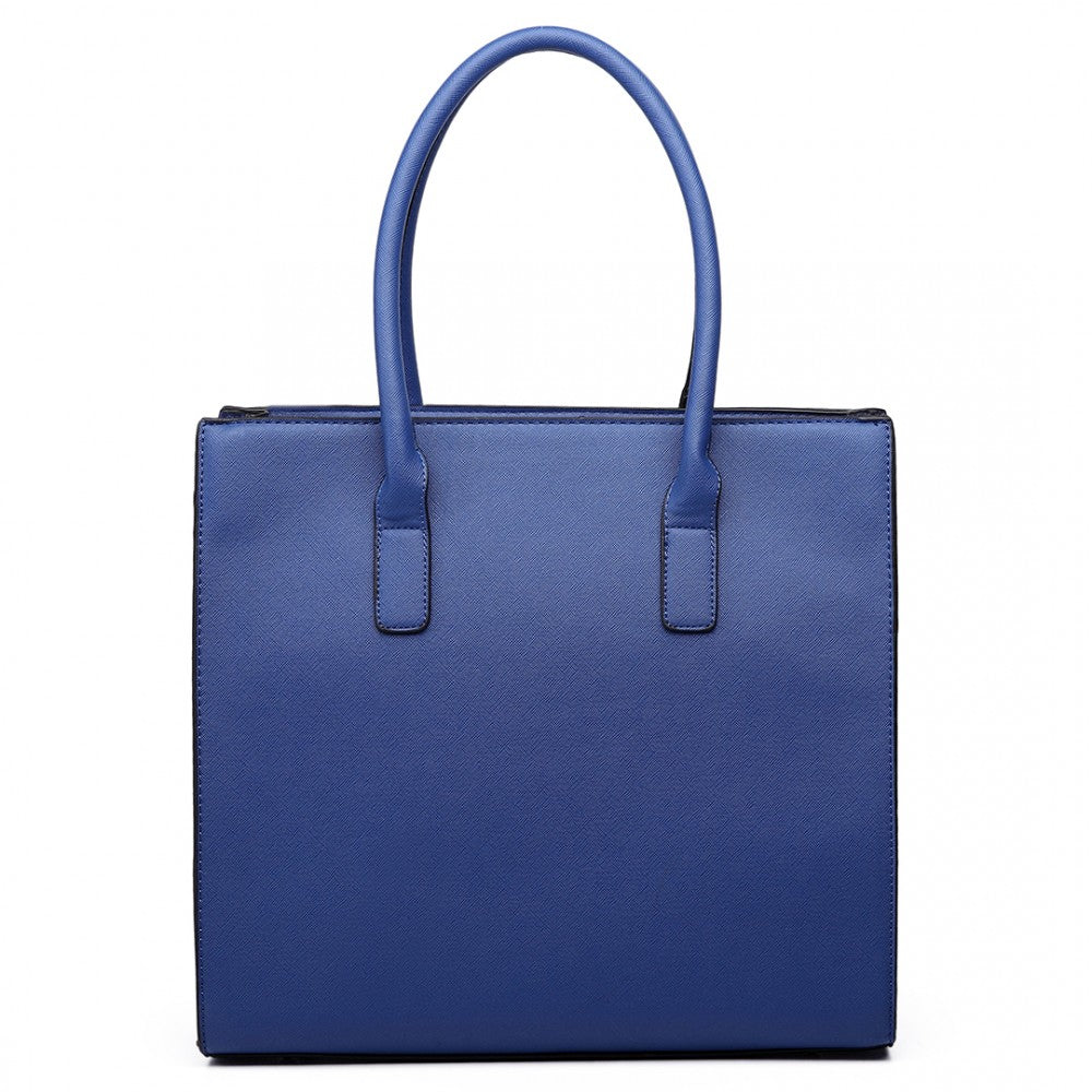 SNAKE SKIN STRIPE HANDBAG